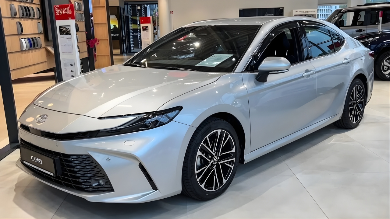 Toyota Camry 2026 First Look: Hybrid Sedan With Premium Finish and Safety Enhancements