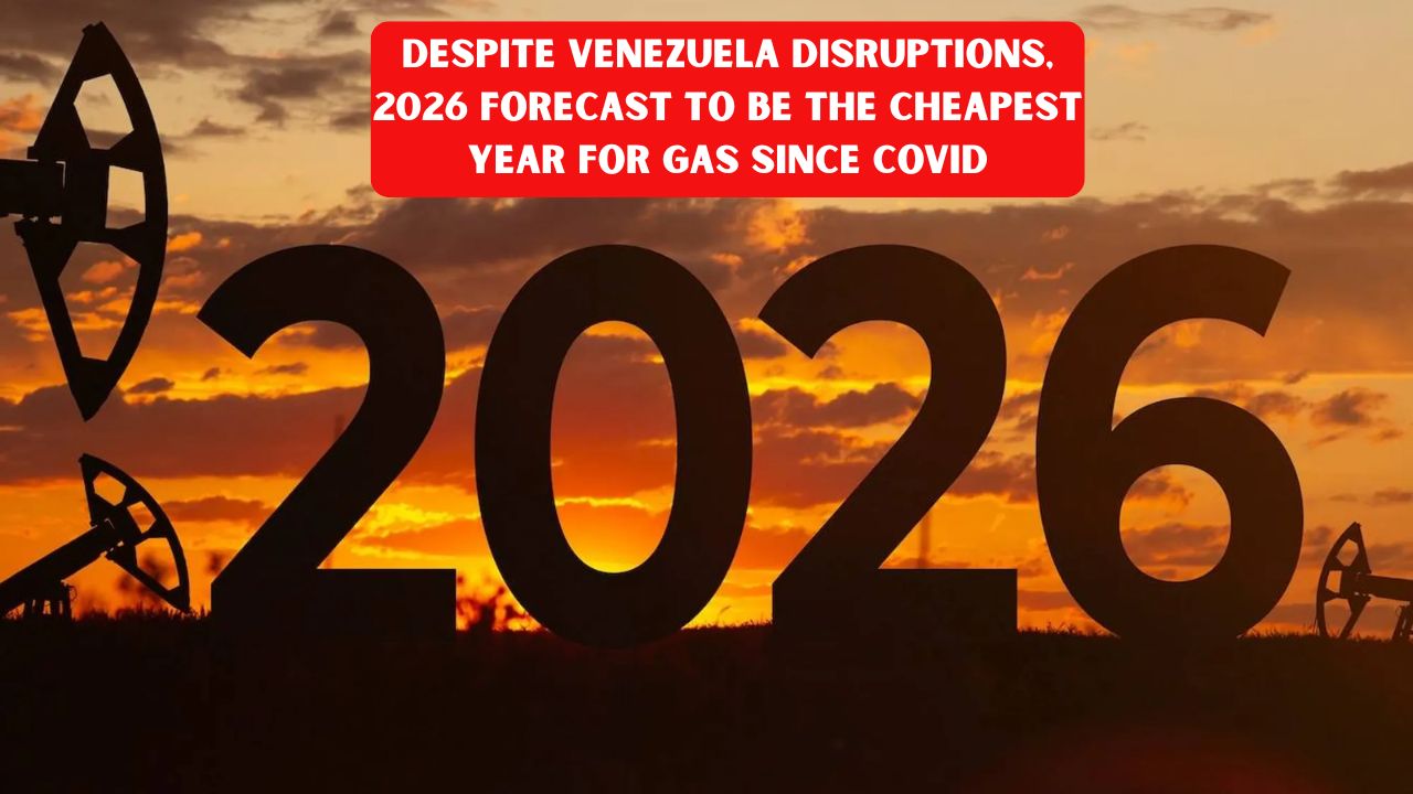 Despite Venezuela Disruptions, 2026 Forecast to Be the Cheapest Year for Gas Since Covid