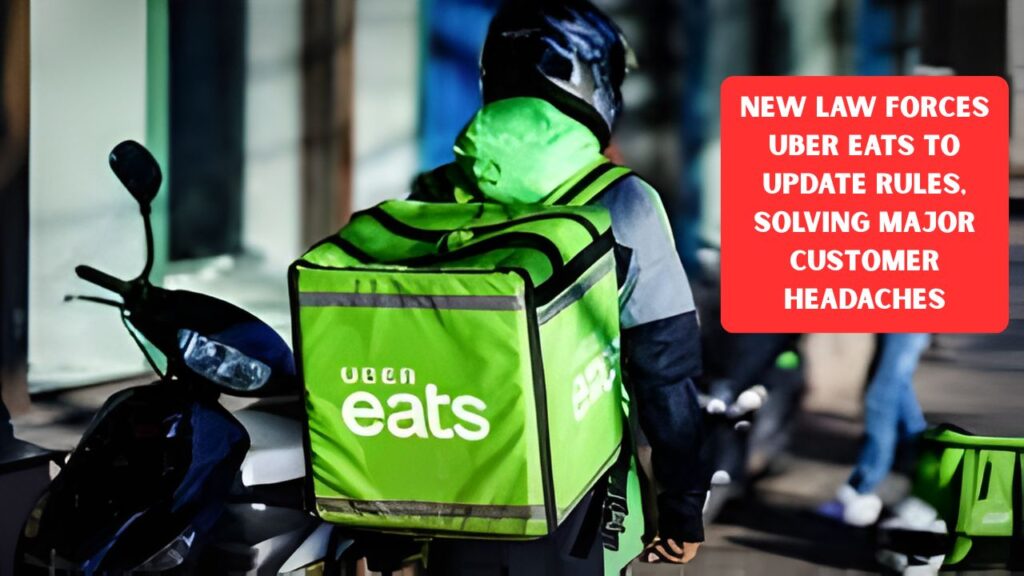 New Law Forces Uber Eats to Update Rules, Solving Major Customer Headaches