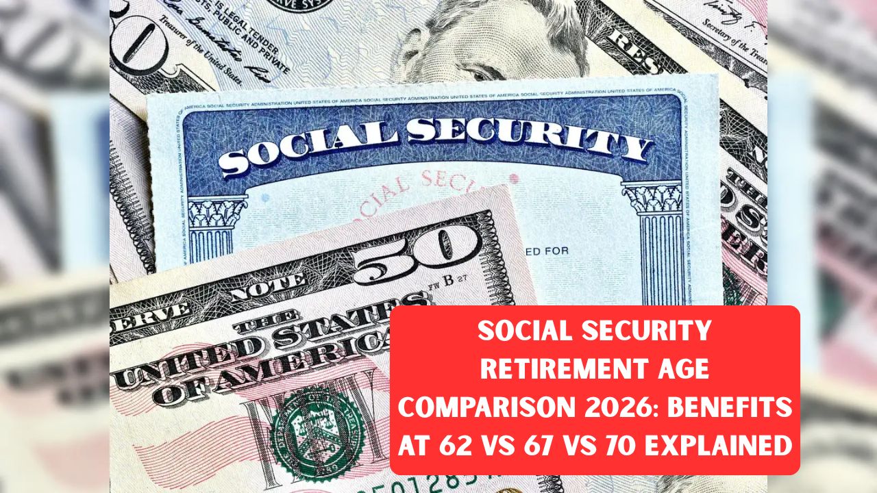 Social Security Retirement Age Comparison 2026: Benefits at 62 vs 67 vs 70 Explained